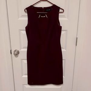 Ivanka Trump plum/wine colored dress